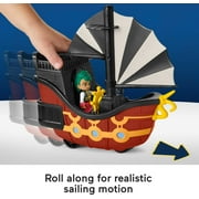 Fisher-Price Santiago of the Seas Bonnie Bones Figure & El Calamar Pirate Ship Set, 3 Pieces