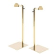 thumbnail image 2 of Fichiouy 2pcs Handbag Display Stand Hanger Bag Store Metal Adjustable Purse Holder Rack Gold, 2 of 8