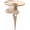 Double-layer (Natural Wood Color), variant on ABPETE Outdoor Portable Folding Wine Table,Beach Sand Ground Insert Cup Holder Stand & Wood Wine Rack, 1 or 2 Tier Garden Table for Camping BBQ (Single Layer,Natural Wood)