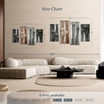 thumbnail image 4 of Elephant Stock Ski Collection Wall Art - Horizontal Multi Panel Canvas - Living Room Wall Decor - Sports Multi Panel - Brown And Black Decor - 68" x 42", 4 of 8