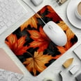 thumbnail image 2 of Maple Leaves Printed Square Desk Pad Mouse Pad Desk Mat Non-Slip Rubber Bottom – 8.3x9.8 Inch – Suitable for Office and Gaming, 2 of 6