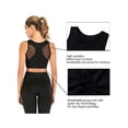 thumbnail image 5 of LELINTA Women's Racerback Sports Bra Padded Seamless Comfortable Yoga Bra High Neck Workout Bra Tops, 5 of 9