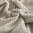 thumbnail image 3 of Kelnaro 2 Pieces Double-layer Muslin Cotton Fitted Sheets, Ultra Soft and Breathable Crib Sheets, 28x52 Inches, Khaki, 3 of 5