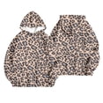 thumbnail image 5 of Hoodies for Women Oversized Sweatshirt Camo Leopard Print Long Sleeve Pullover Sweatshirts with Pockets Fall Winter Tops (Brown XL), 5 of 5