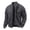 Dark Gray, variant on Mens Full Zip Bomber Jacket Long Sleeve Casual Jackets Casual Warm Full-Zip Sweater Jacket for Travel Outdoor Sweatshirts with Pockets