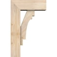 thumbnail image 3 of Ekena Millwork 7 1/2"W x 20"D x 32"H Merced Block Smooth Bracket w/ Offset Brace, Douglas Fir, 3 of 25