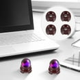 thumbnail image 3 of KAKOWELY 4Pcs Crystal Ball Display Stand Wooden Base Sphere Base Tray Accessory Decor,1.42X"X1.42"X0.79", 3 of 5