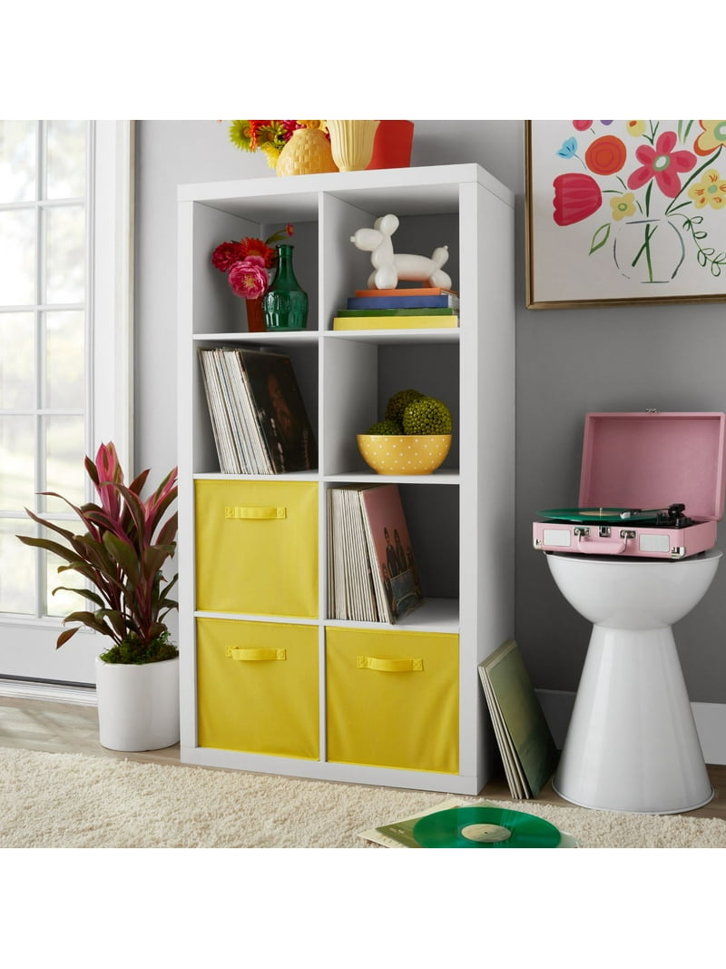 Better Homes & Gardens 8-Cube Storage Organizer, Textured White
