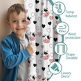 thumbnail image 3 of Blackout Kids Curtains,White Cow Heart Pattern Childrens Insulated Curtains Set Of 2,Bedroom Essentials,Toddler Room Decor 42x54in(106x137cm), 3 of 5