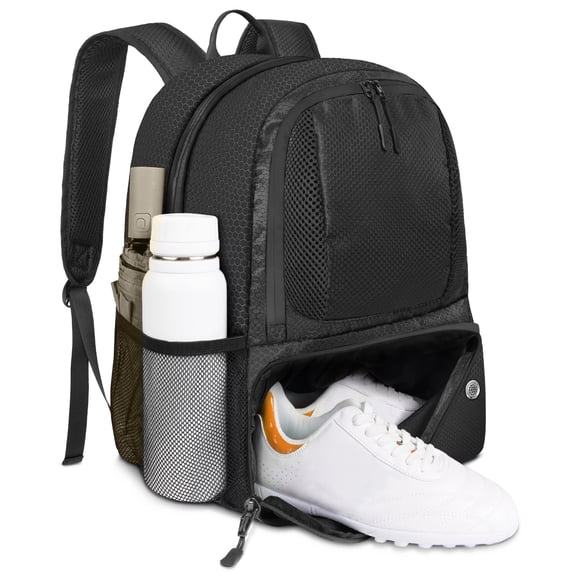 Mochila de fútbol YOREPEK ligera con soporte para balones 28L