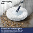 thumbnail image 3 of Spin Mop Bucket with Wringer, Mop with Bucket Set Includes 3 Replacement Pads, Durable Mop Bucket for Home Floor Cleaning, 3 of 9