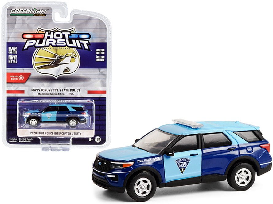 1:64 Greenlight  2020 Ford Police Interceptor Utility Diecast Car Model Toy