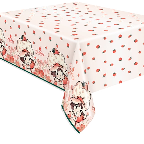 Strawberry Shortcake 1 Count 54IN x 84IN Multicolor Plastic Table Cover