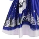 thumbnail image 4 of Vestido de fiesta de Navidad de manga larga con un hombro para mujer Vestido vintage para mujer Fridja  yut6472, 4 of 4