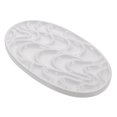 thumbnail image 2 of Miangastore Painting Color Mixing Tray Imitation Porcelain 1Pc Oval Wave Shape, 2 of 8