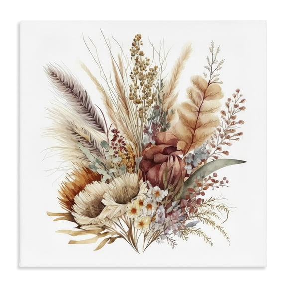 Stupell Industries French Country Fall Flowers Bundle Canvas Art, 17 x 17, by LSR Design Studio