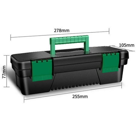 

qiya 10Inch Tool Box Plastic Tool Storage Case For Carpentry Electrical Repairs Tool