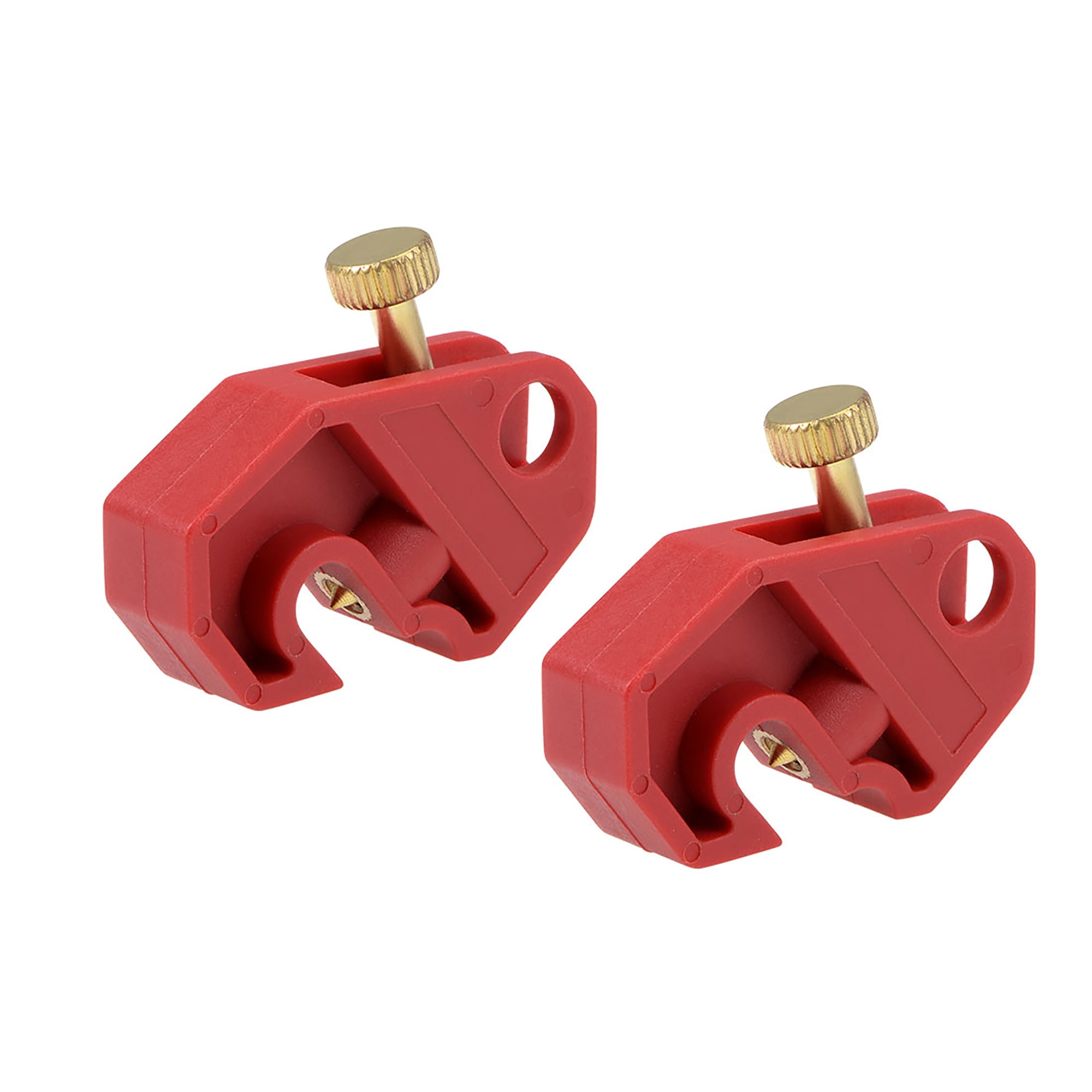 Single Breakers Lockout Circuit Breakers LockoutCleat with Screw 2 Pcs Single Breakers Lockout Circuit Breakers LockoutCleat with Screw 2 Pcs
