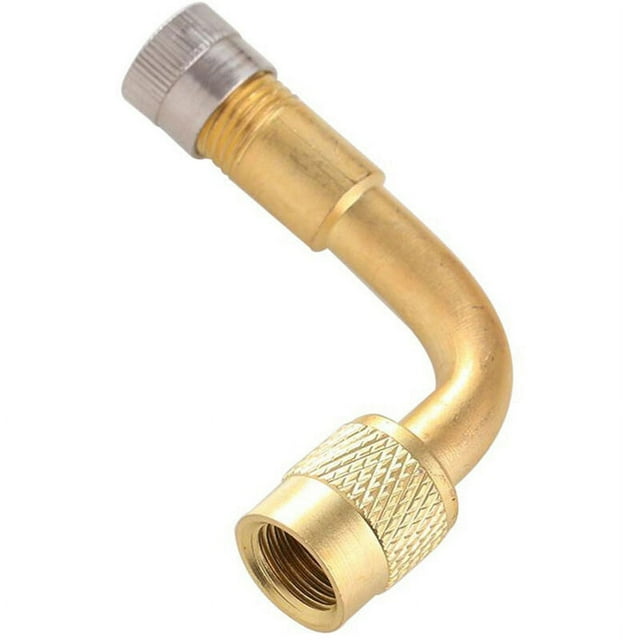 4x conector de extensión de codo para válvula de neumático motocicleta bicicleta 90 DE