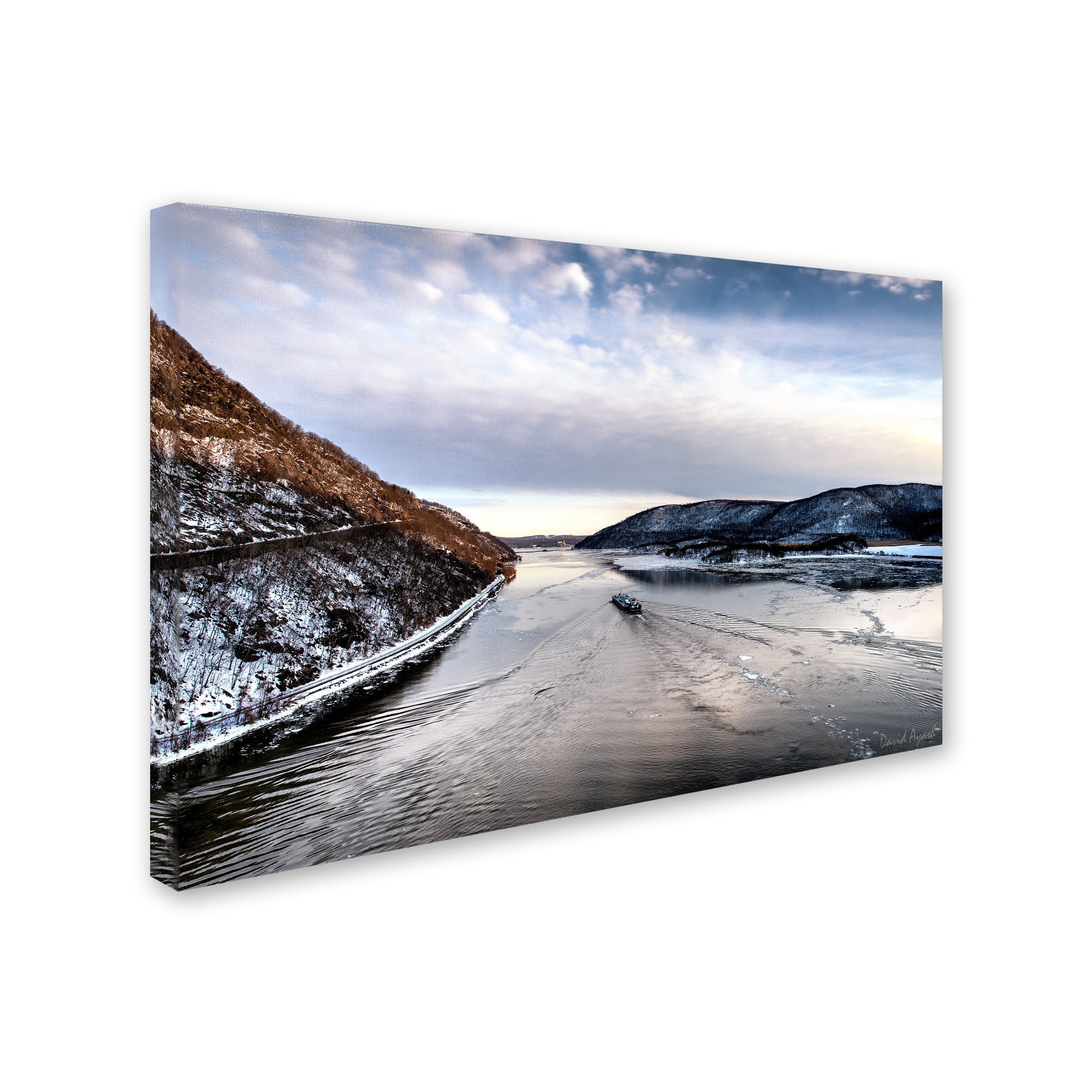 Trademark Fine Art "Hudson Valley" Canvas Art by David Ayash