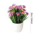 thumbnail image 2 of Autumn Decoration Spring Chrysanthemum Artificial Flower Potted Set Home Simulation Green Plant Decoration Ornaments (Pink), 2 of 5