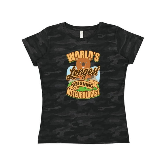 Inktastic Groundhog Day Meterologist Weather Women's T-Shirt