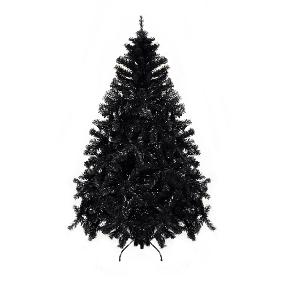Árbol De Navidad La Merced Pino Ramas Montables Negras Altura 1.80 m Artificial Plástico Resistente