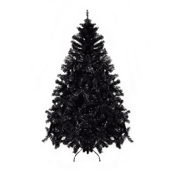 Árbol De Navidad La Merced Pino Ramas Montables Negras Altura 1.80 m Artificial Plástico Resistente