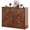 Walnut, variant on Bedroom Dresser with 9 Drawers, Tall Dresser for Bedroom, Living Room, 36.6"H x 47.3"W x 15"D, Nature