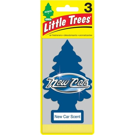 LITTLE TREES air fresheners New Car Scent 3-Pack (Best Car Tree Scent)