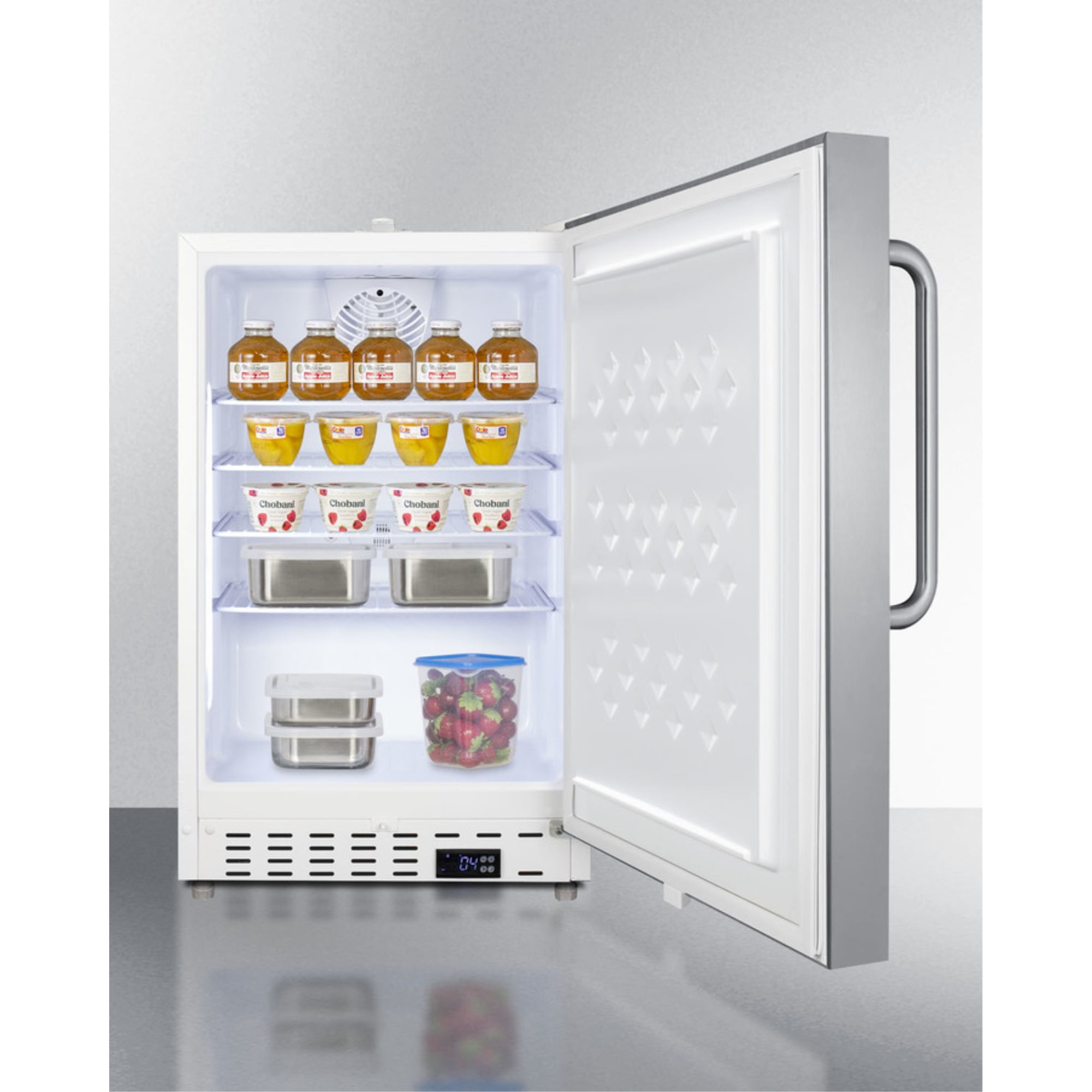 Summit Commercial SCR504SSTBADA 21 in. Wide Built-In ADA Compliant Commercial All-Refrigerator