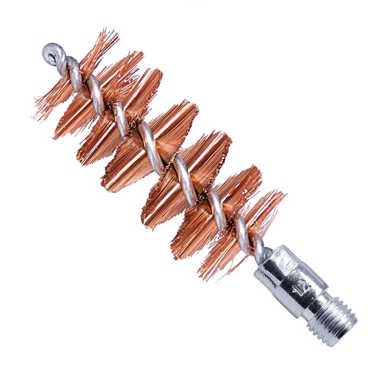 Gun Cleaning Bore Brushes Combo Set - Brass Jag, Nylon, Bronze & Cotton Brushes For .357 Cal/9mm/.45 Cal
