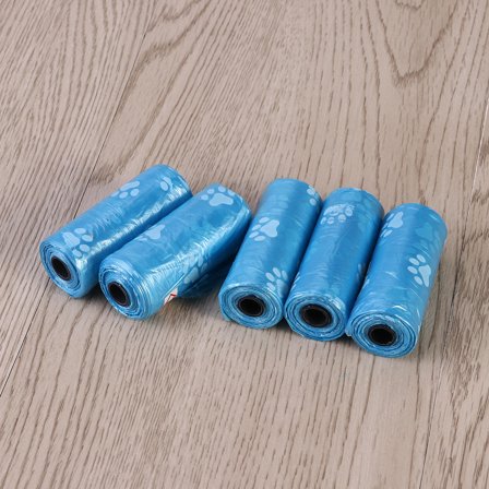 TABLZONE Pet Claw Printed Bags Blue Durable Pe Material for Outdoor Use