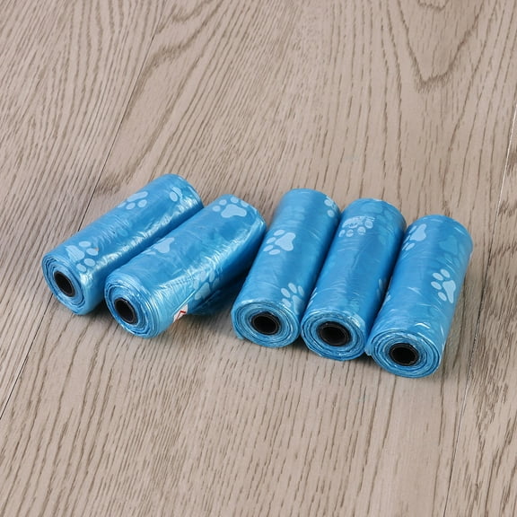 TABLZONE Pet Claw Printed Bags Blue Durable Pe Material for Outdoor Use