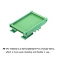 thumbnail image 3 of Unique Bargains PCB DIN Rail Mount Carrier, Circuit Board Mounting Holder 100x70mm Green, 3 of 4