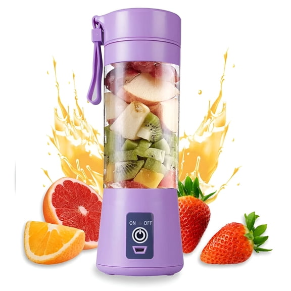 CURYMAY 2026 New Portable Blender Usb Rechargeable Personal Juicer Cup Small Fruit Juice Mixer for Shakes and Smoothies, Gym, Office, Travel, Outdoor, Home, On-The-Go