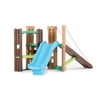 Little Tikes 2-in-1 Castle Playground Climber and Slide with Ladder and Plank, Fits Up to 3 Kids, Indoor and Outdoor Backyard Playground Set, Multicolor, Toddlers Boys Girls Ages 3 4 5+
