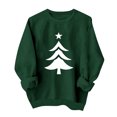 thumbnail image 5 of FDGIU 2025 Women's Christmas Sweatshirt - Funny Party Tee, Long Sleeve Loose Fit Pullover Top, Festive Party Blouse, 5 of 5