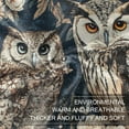 thumbnail image 7 of Owls and Flowers Throw Blanket 60" x 90" Soft and Warm Blankets for Couch Sofa and Bed, 7 of 7