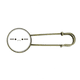 thumbnail image 1 of Kaomoji Llorar EsES Broche De Metal Antiguo, 1 of 3