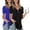 34-Black Royal Blue, variant on Anygrew Womens Summer Short Sleeve Tunic Tops Loose Fit Casual Blouses