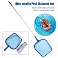 thumbnail image 2 of Amdohai Pool Skimmer Net with Telescopic Pole Removal Leaf Rake Swimming Pool Ponds Fast Cleaning Tool with Heavy-Duty Aluminium Frames Mesh Nets, 2 of 8