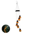 thumbnail image 4 of Calabaza Luz Solar Calabaza Campanilla De Viento Única 7 Cambio De Color Linterna Decorativa Colgante Para Patio Al Aire Libre Decoración De Patio Trasero Speravity HA016170-00, 4 of 6