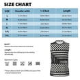 thumbnail image 6 of Kdxio Black and White Checkerboard Trap for Men's Muscle T-shirt,Sleeveless for Workout Running Athletic Gym Lounge Casual, 6 of 7