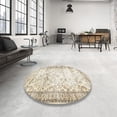 thumbnail image 3 of Ahgly Company Indoor Rectangle Contemporary Camel Brown Abstract Area Rugs, 6' x 9', 3 of 6