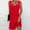 Red, variant on Sakmal Midi Spring Dresses for Women 2025 Tank Elegant Blue Shift Dress Sleeveless Dresses for Women