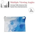 thumbnail image 4 of iPad 10th Gen Case 10.9" 2022, Allytech Marble PU Leather Multi-Angle Viewing Flip Stand Anti-Slip Scratch Free Protective Case for iPad 10.9 2022(10th Generation), Blue + White, 4 of 5