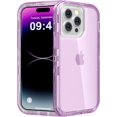thumbnail image 1 of Heavy Duty Shockproof Protection Phone Cases, Anti-Drop, Triple Layer Transparent Protective Cover Compatible with iPhone 15 Pro, 1 of 8