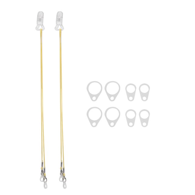 Clip para audífonos, 2 piezas, cuerda para audífonos, cuerda para audífonos, cuerda antipérdida, confiable y duradera