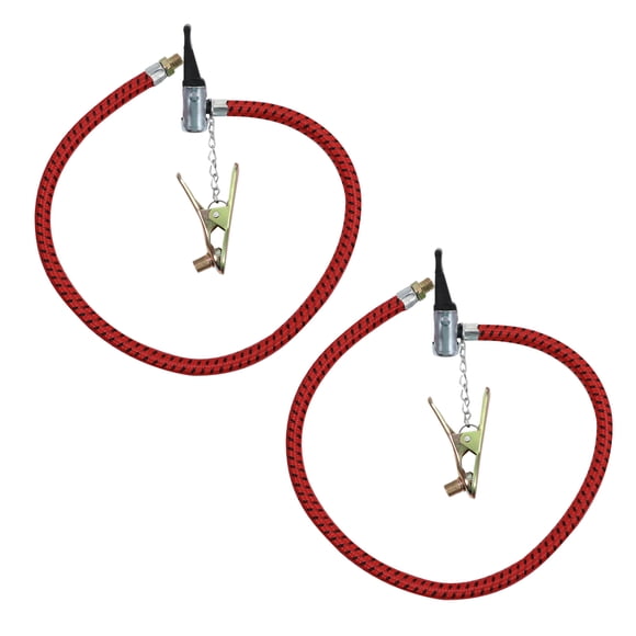 FRCOLOR Tuyau de Pompe à Air 2 Pcs Bicyclettes Pneu Pneu Pompe à Air Manuelle Gonfleur Tuyau de Remplacement pour Vélo Tubes,19.69"X2.36"X0.39 Pouces